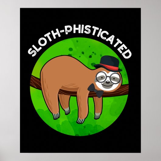 スロス刺激性おもしろい動物スロットパン ポスター (正面)