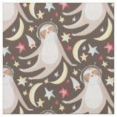 スロス宇宙飛行士のパターン ファブリック (クローズアップ)