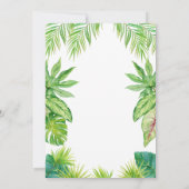 スロス招待状、動物園の誕生日 招待状 (裏面)