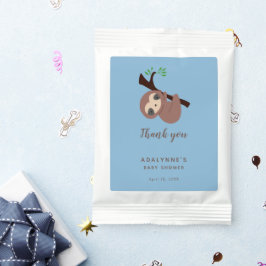 スロス赤ちゃんシャワーありがとうスクリプトかわいいブルーボーイ