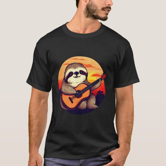 スロス遊ズギターアットセレーヌメロディ Tシャツ (正面)