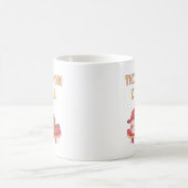 スロス·オン·スケおもしろいートボー転がド コーヒーマグカップ (中央)