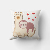 スロッおもしろいシュライディングラマシャツアルパおもしろいカハート クッション (裏面)