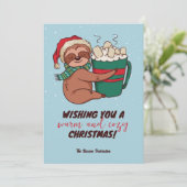 スロッおもしろいスウィンターホリデーメリークリスマス シーズンカード (スタンド正面)