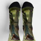 スロッおもしろいスゴルフプレーヤー ソックス (上部)