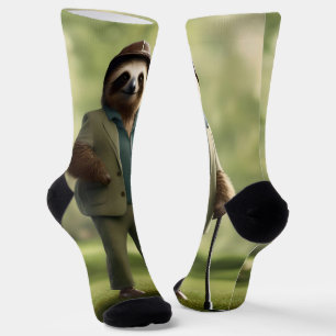 スロッおもしろいスゴルフプレーヤー ソックス
