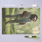 スロッおもしろいスゴルフプレーヤー 薄葉紙 (クラフト)