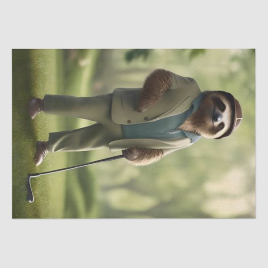 スロッおもしろいスゴルフプレーヤー 薄葉紙 (正面)