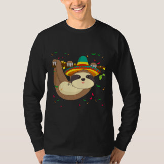 スロッおもしろいスシンコデマヨソンブレロ Tシャツ