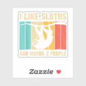 スロッおもしろいスデザイン男の女性子供のためのスロース シール (シート)