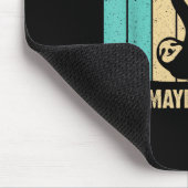 スロッおもしろいスデザイン男の女性子供のためのスロース マウスパッド (コーナー)