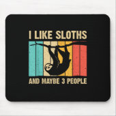 スロッおもしろいスデザイン男の女性子供のためのスロース マウスパッド (正面)