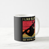 スロッおもしろいスメンズウィメンズキッズイントロバート コーヒーマグカップ (正面右)