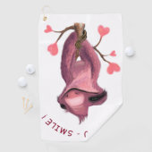 スロッおもしろいトゴルフタオルギフト – カスタム文字 ゴルフタオル (インサイチュ)