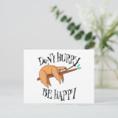 スロッおもしろいト急いで、幸せになろう ポストカード (スタンド正面)