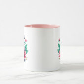 スロッおもしろいト愛好家ワードアート マグカップ (中央)