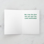 スロッおもしろいト・クリスマス カード (内部)