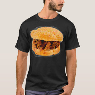 スロッおもしろいピーJoeビーフサンドイッチ恋人ハロウィーンcos Tシャツ