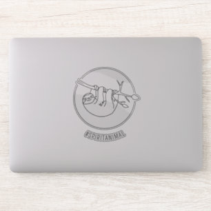 スロッぶら下がったト精霊ビニおもしろいール切り出し シール