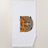 スロックラシックトTシャツ ビーチタオル (正面)