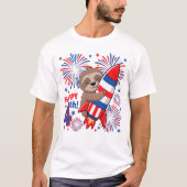 スロッケット7月4日ティー Tシャツ (正面)