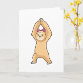 スロッスアットフィットネススポーツ カード (黄色い花)