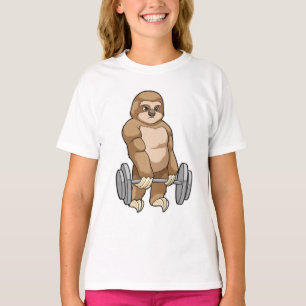 スロッスアットボディビルとバーベル Tシャツ