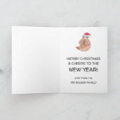 スロッスクリスマスカード シーズンカード (内部)