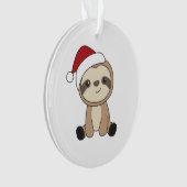 スロッスクリスマススノーアニマルズナマズ オーナメント (正面)