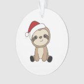 スロッスクリスマススノーアニマルズナマズ オーナメント (正面)