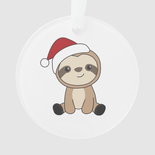 スロッスクリスマススノーアニマルズナマズ オーナメント (正面)