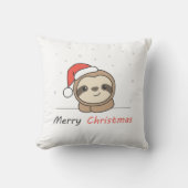 スロッスクリスマススノーアニマルズナマズ クッション (正面)