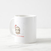 スロッスクリスマススノーアニマルズナマズ コーヒーマグカップ (正面左)