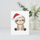 スロッスクリスマススノーアニマルズナマズ シーズンポストカード (スタンド正面)