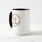 スロッスクリスマススノーアニマルズナマズ マグカップ (正面左)