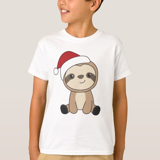 スロッスクリスマススノーアニマルズナマズ Tシャツ (正面)