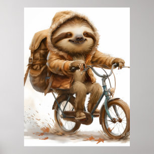 スロッスサイクリストの微笑み ポスター