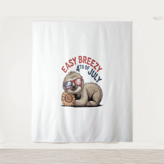 スロッスサンフラワー7月4日 タペストリー