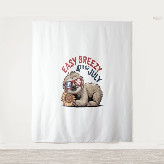 スロッスサンフラワー7月4日 タペストリー (正面)