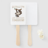 スロッスジムレッツトレイン懸命明日 ハンドファン (正面&裏面)