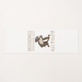 スロッスジムレッツトレイン懸命明日 ヨガマット (正面(横))