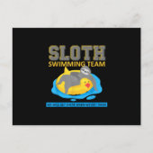 スロッススイミングチームギフトおもしろいズ 案内ポストカード (正面)