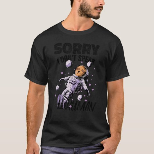 スロッススペースマン宇宙飛行士宇宙 Tシャツ (正面)