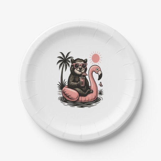 スロッスチームスロッスハイキングキャンプ ペーパープレート (正面)