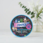 スロッスツォージャングル誕生日パーティーへの招待 招待状 (スタンド正面)