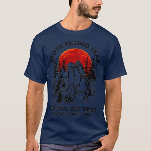 スロッスハイキングチームが到着したら到着する Tシャツ (正面)