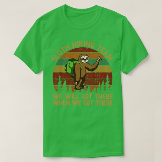 スロッスハイキングチーム Tシャツ (デザイン正面)