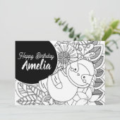 スロッスバースデーパーティーフローラの色 シーズンカード (スタンド正面)