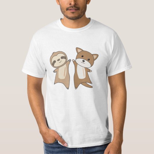 スロッスパピードッグ動物愛好家の子供 Tシャツ (正面)