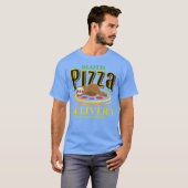 スロッスピザ配送高速食べ物ピおもしろいザ Tシャツ (正面フル)